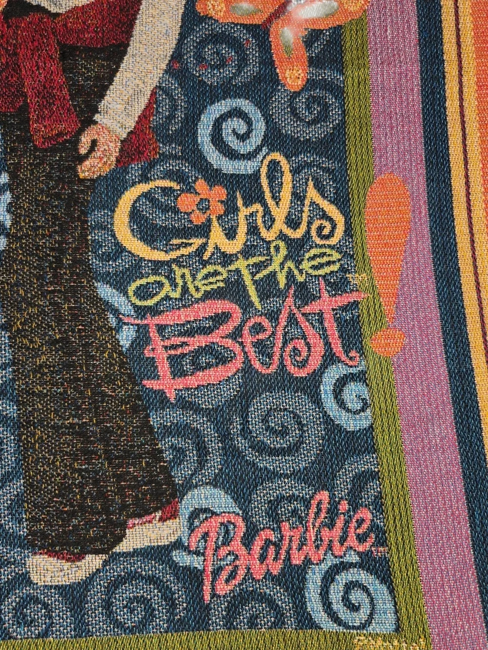 Barbie decorative throw